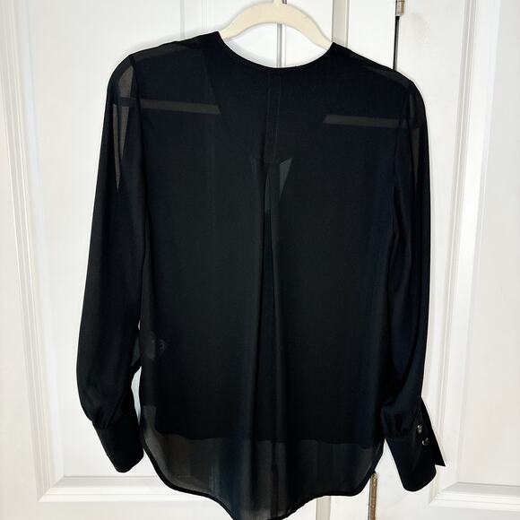 RACHEL COMEY Black Viva Crepe Meryl Blouse | 0 - Picture 5 of 13